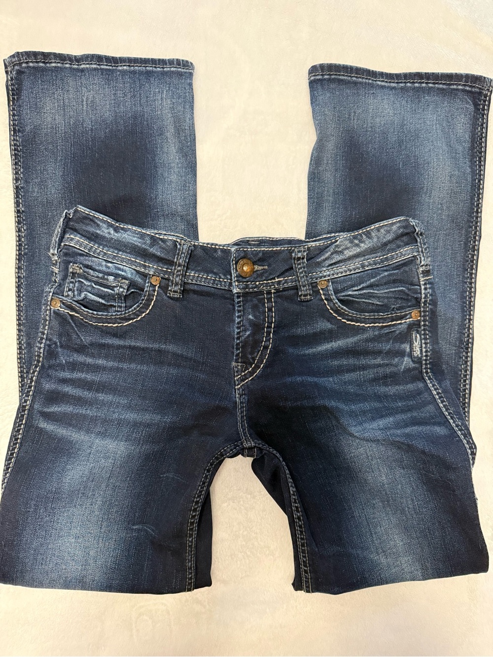 Silver Jeans Co. Denimotion Bootcut Jeans Dark Wash Stretch Size 29